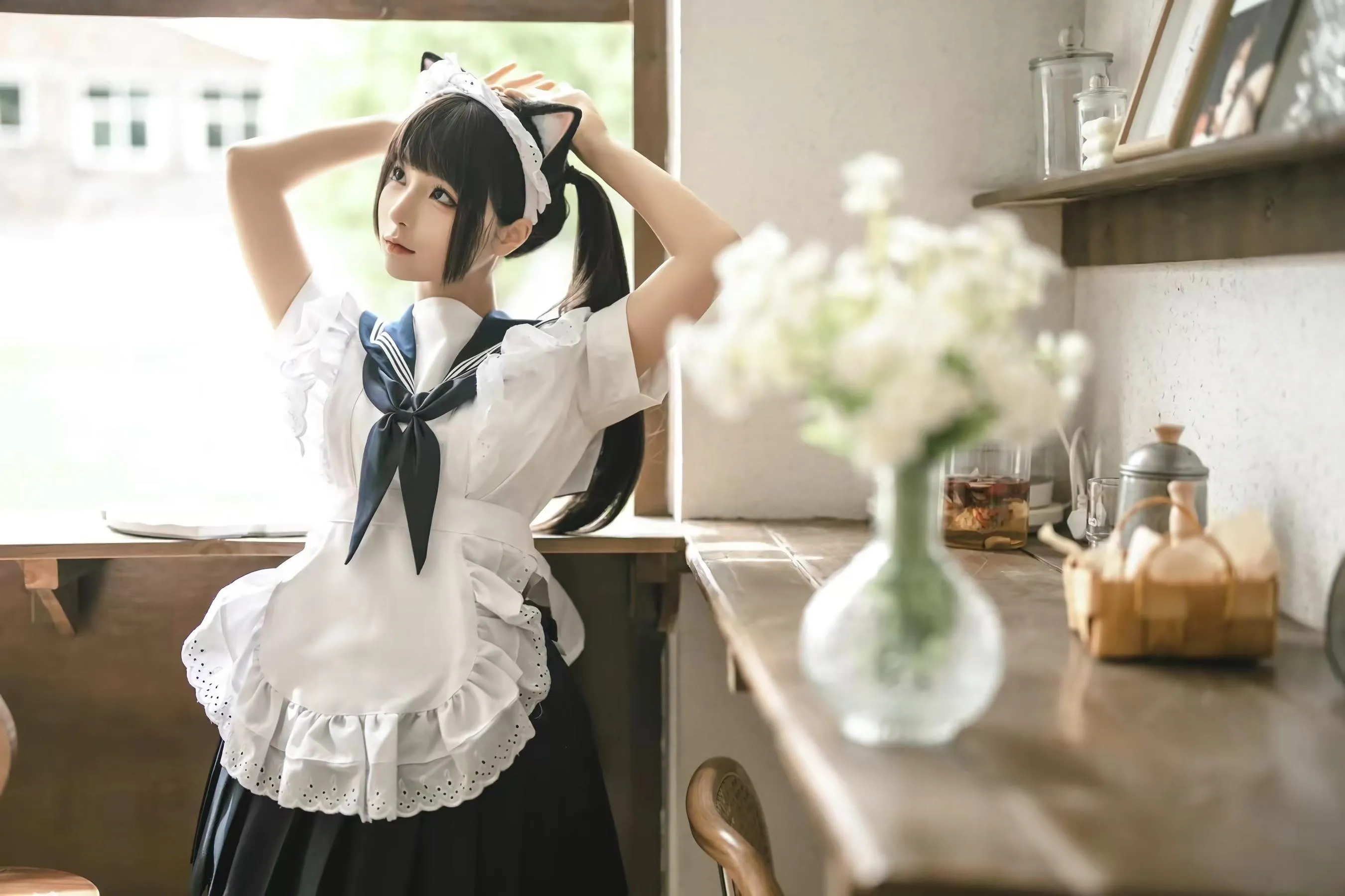 蠢沫沫 – NO.215 猫猫女仆 [24P]插图7